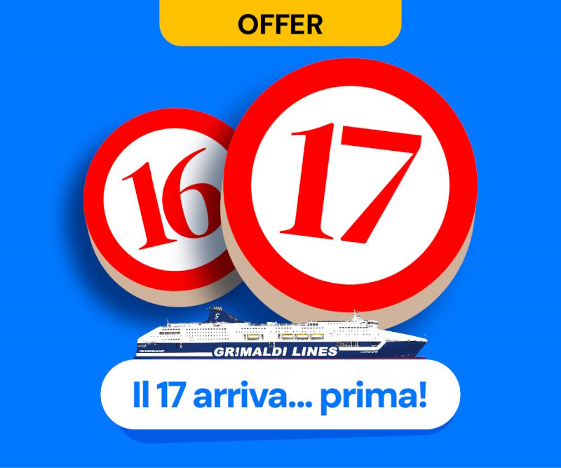 Grimaldi Lines: l’offerta del 17 arriva prima